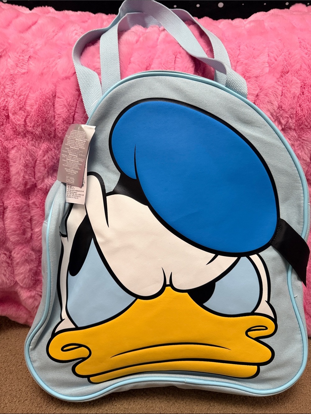 Disney Donald Duck Face Tote Bag (NWT)